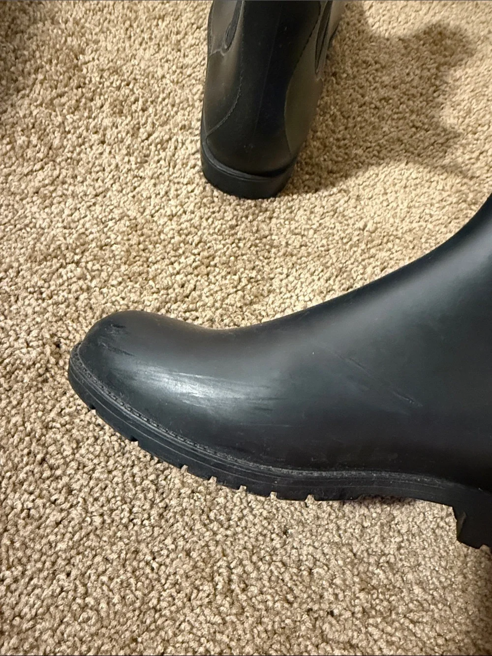 Women’s Black Chelsea Rain Boots